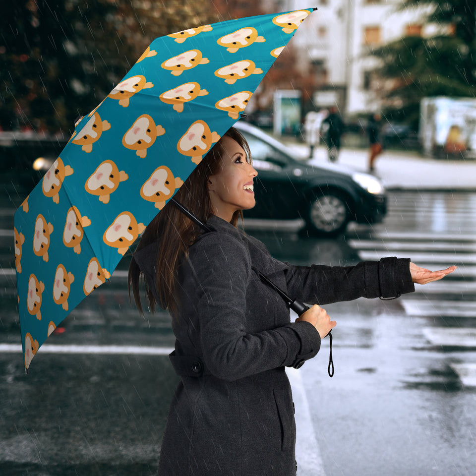 Guinea Pig Pattern Print Design 03 Umbrella