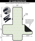 Cucumber pattern background Chair Cover Protector