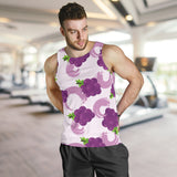 Cute Grape pattern Men Tank Top