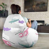Helicopter Plane Pattern Bean Bag Cover