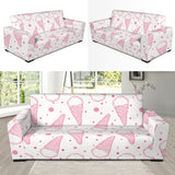 Hand Drawn Ice Cream Pattern Sofa Slipcover
