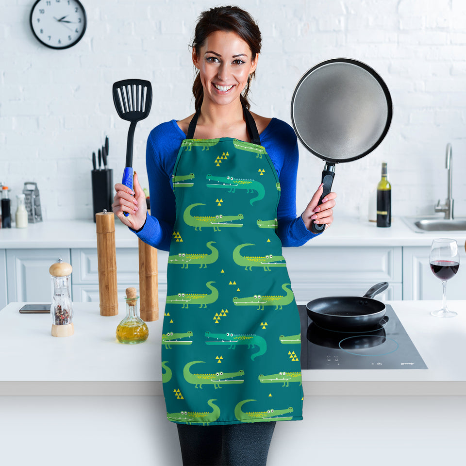 Crocodile Pattern Adjustable Apron
