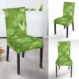 Broccoli Pattern Green Background Dining Chair Slipcover
