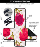 dragon fruits design pattern Chair Cover Protector