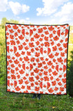 Canada Pattern Print Design 02 Premium Quilt