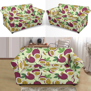 Passion Fruit Pattern Loveseat Couch Slipcover