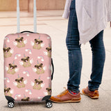 Cute Unicorn Pug Pattern Luggage Covers