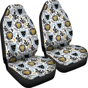 Lion Pattern Print Design 05 Universal Fit Car Seat Covers