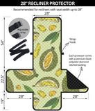 Durian leaves pattern background Recliner Cover Protector