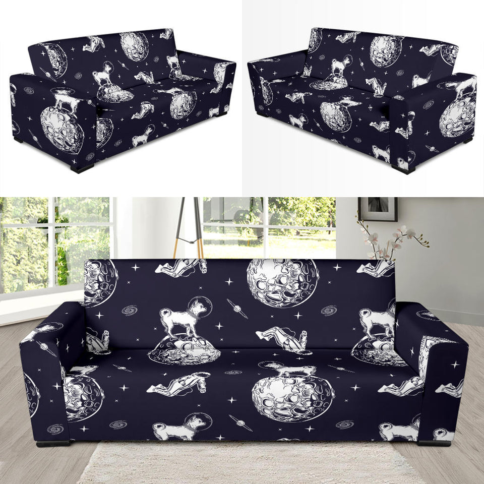 Chihuahua Space Helmet. Astronaut Pattern Sofa Slipcover