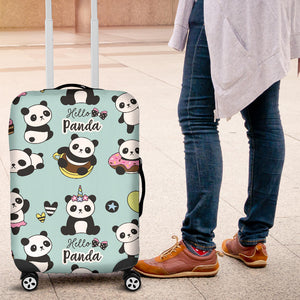 Cute Baby Panda Pattern Luggage Covers