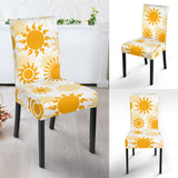 Sun Design Pattern Dining Chair Slipcover