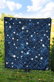 Night Sky Star Pattern Premium Quilt
