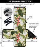 heliconia pattern Recliner Cover Protector
