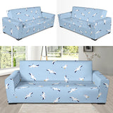 Seagull Pattern Print Design 02  Sofa Slipcover