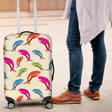Colorful Chameleon Lizard Pattern Luggage Covers