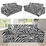 Zebra Skin Pattern Sofa Slipcover