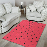 Watermelon Texture Background Area Rug