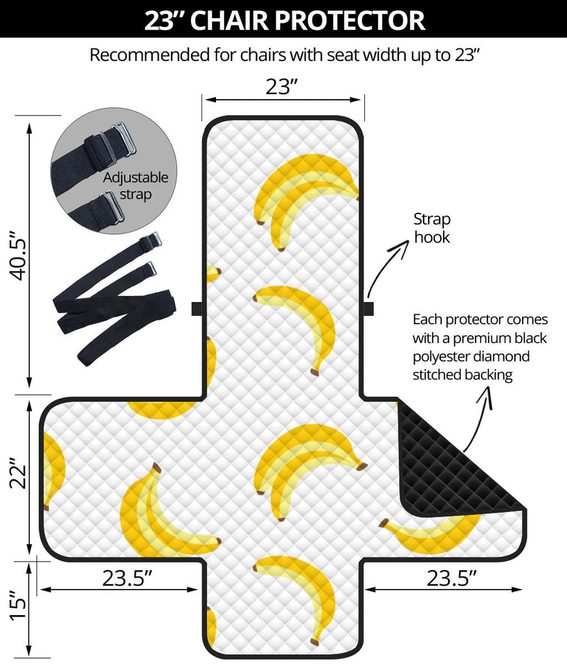 Banana pattern Chair Cover Protector