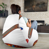 Boomerang Australian Aboriginal Ornament Pattern Bean Bag Cover