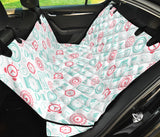 Clock Time Pattern Blackground Dog Car Seat Covers