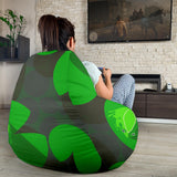Frog Waterlily Pattern Bean Bag Cover