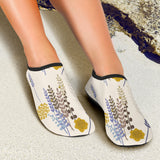 Lavender Modern Pattern Blackground Aqua Shoes