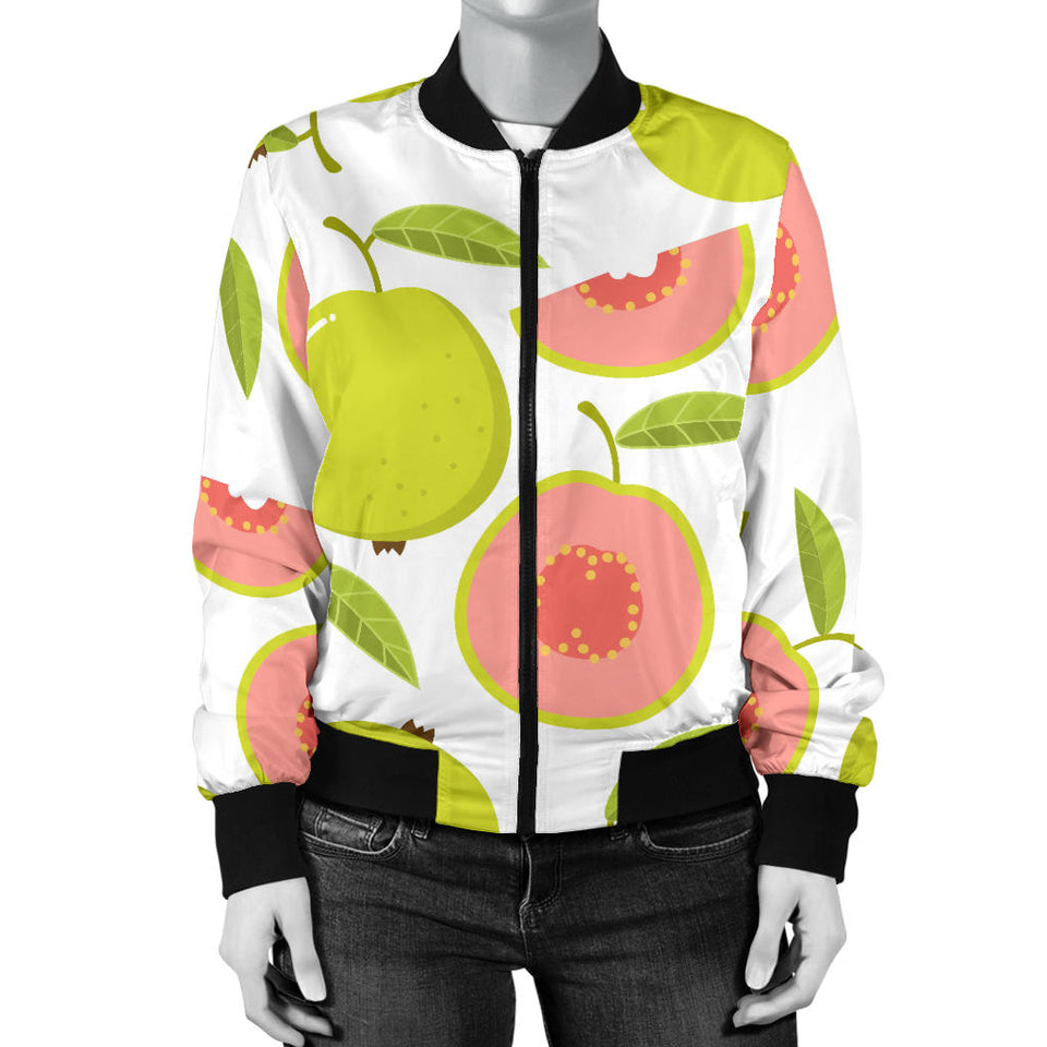 Guava Pattern Women'S Bomber Jacket