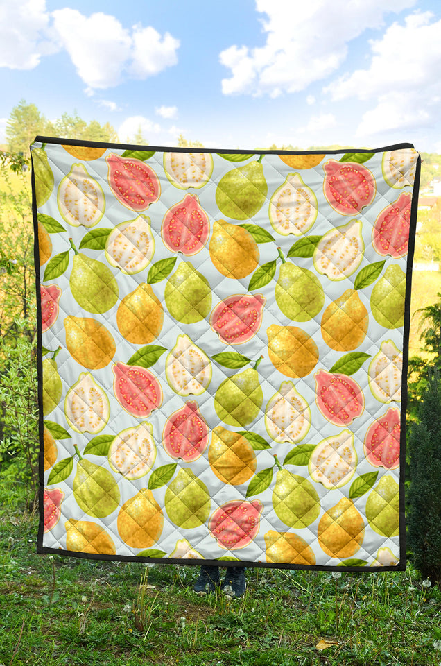 Guava Design Pattern Premium Quilt