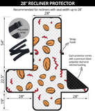 peanuts pattern background Recliner Cover Protector