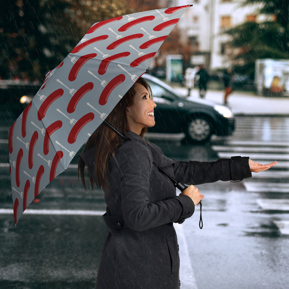 Sausage Pattern Print Design 02 Umbrella