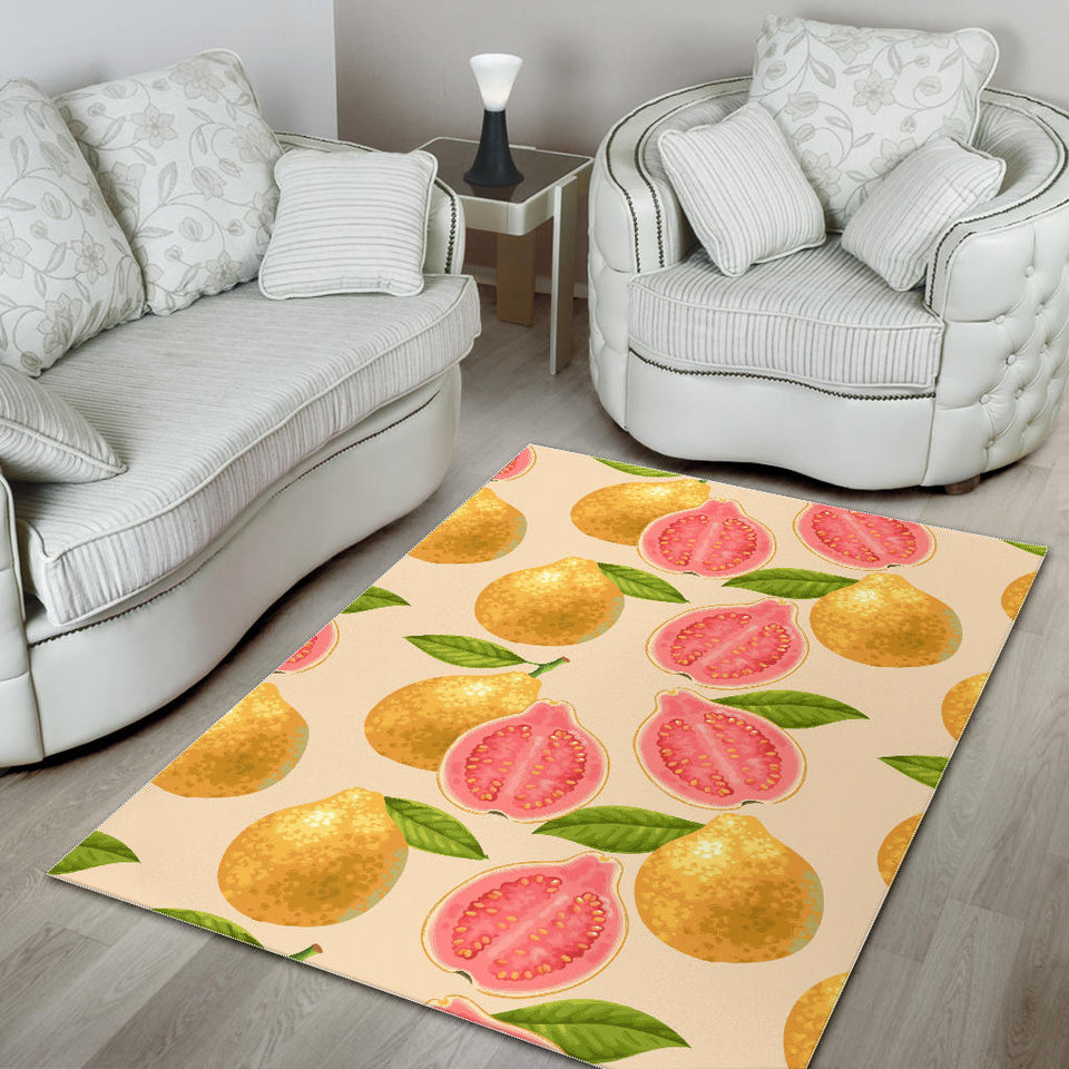 Beautiful Guava Pattern Area Rug
