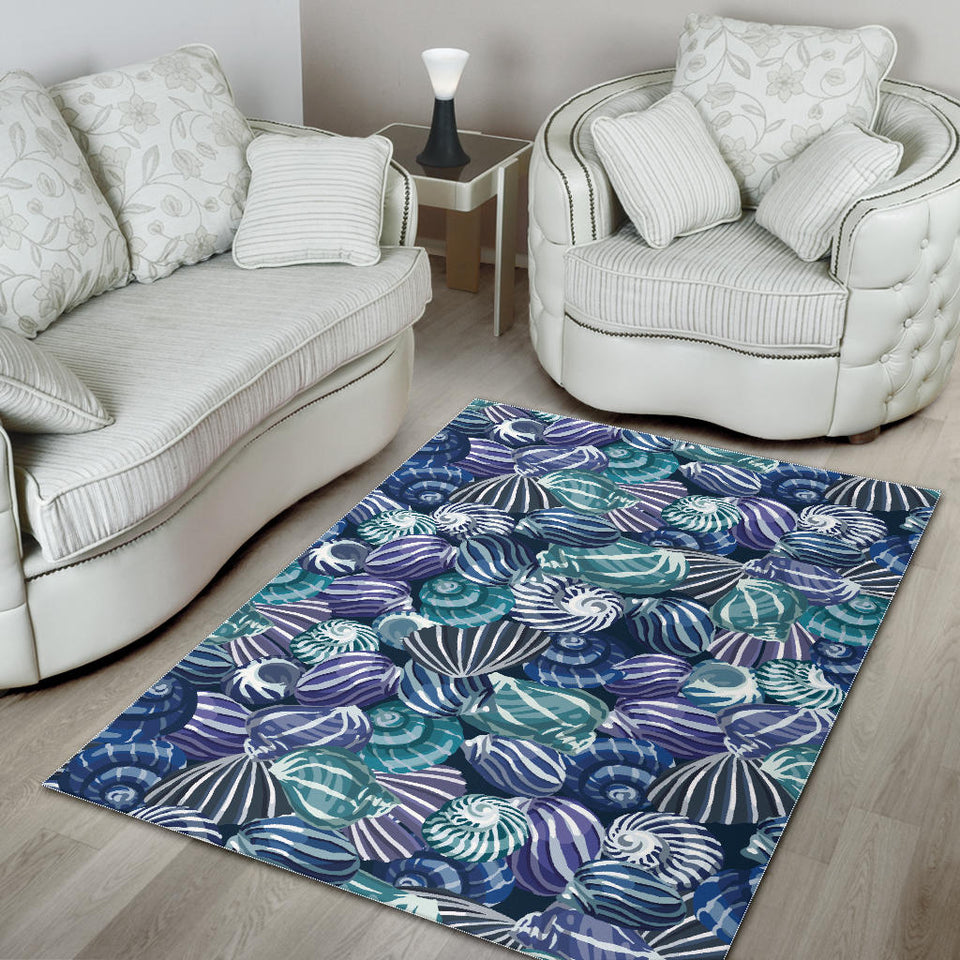 Shell Design Pattern Area Rug