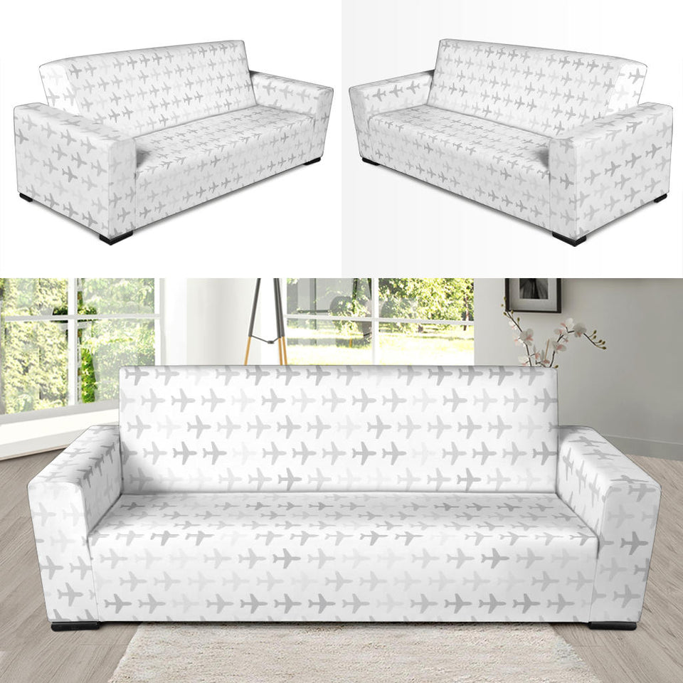 Airplane Print Pattern Sofa Slipcover