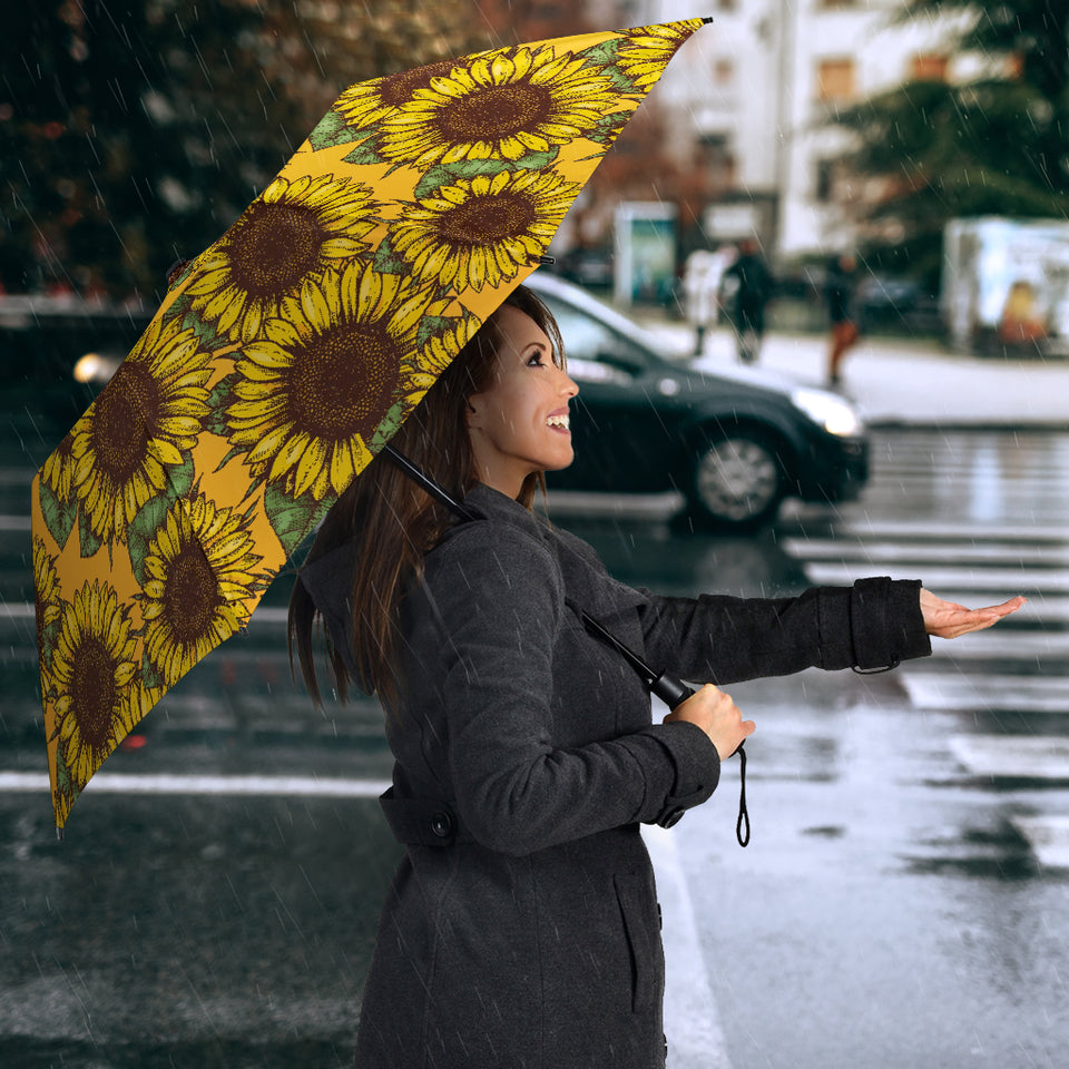 Sunflower Pattern Umbrella