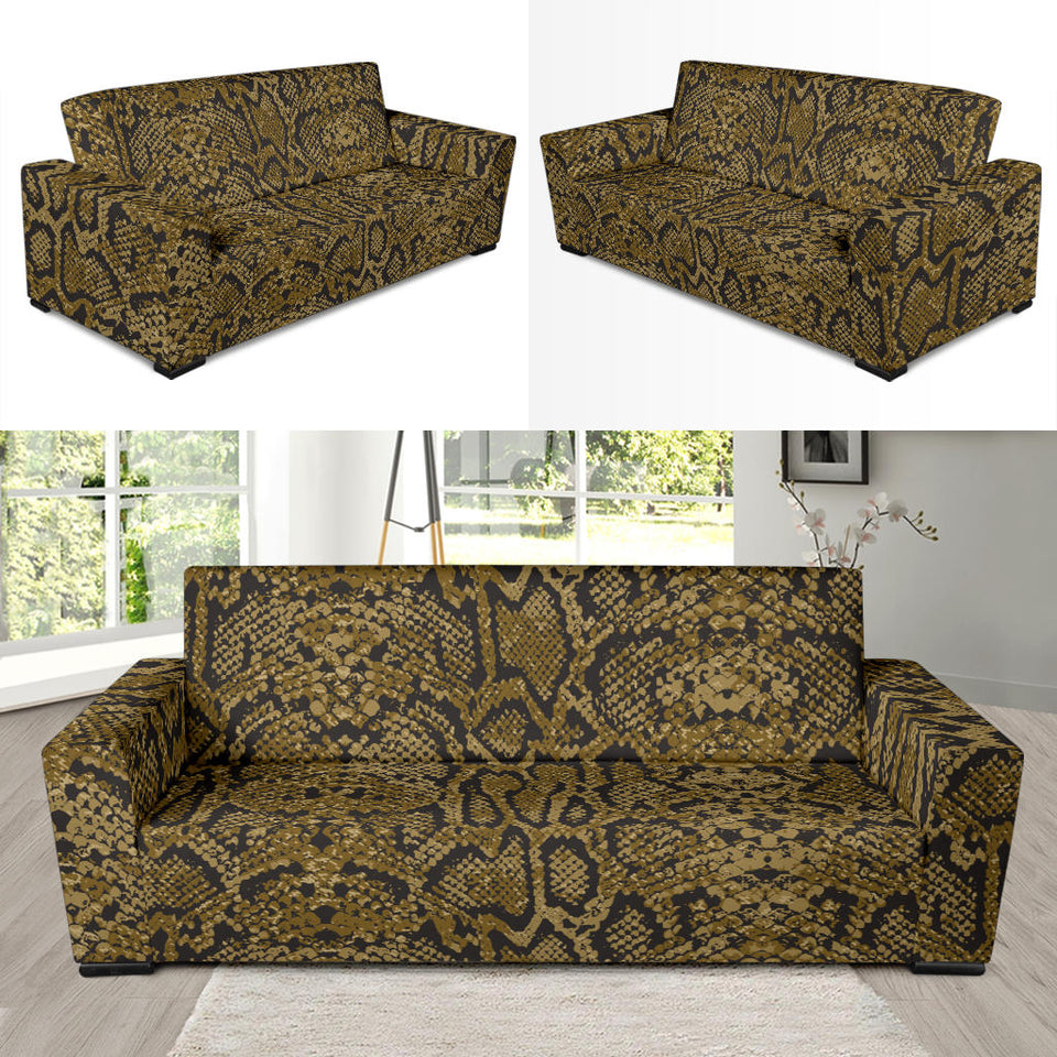Snake Skin Pattern Sofa Slipcover