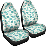 Green Ginkgo Leaves Pattern Universal Fit Car Seat Covers