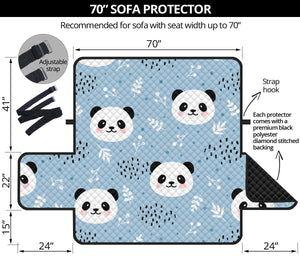 Cute panda pattern Sofa Cover Protector