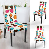 Sun Glasses Pattern Print Design 03 Dining Chair Slipcover