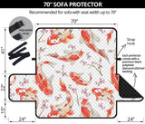 Watercolor Koi Fish Carp Fish pattern Sofa Cover Protector