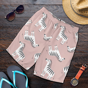 Cute Zebra Pattern Men Shorts
