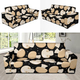 Champignon Mushroom Pattern Sofa Slipcover