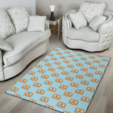 Pretzels Pattern Print Design 03 Area Rug