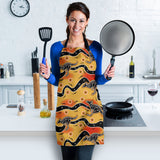 Kangaroo Australian Aboriginal Art Pattern Adjustable Apron