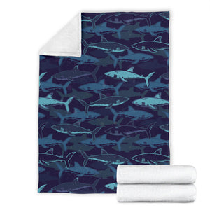 Shark Pattern Premium Blanket