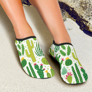 Cactus Pattern Aqua Shoes