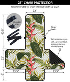 heliconia pattern Chair Cover Protector