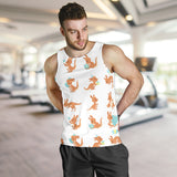 Cute Kangaroo pattern Men Tank Top