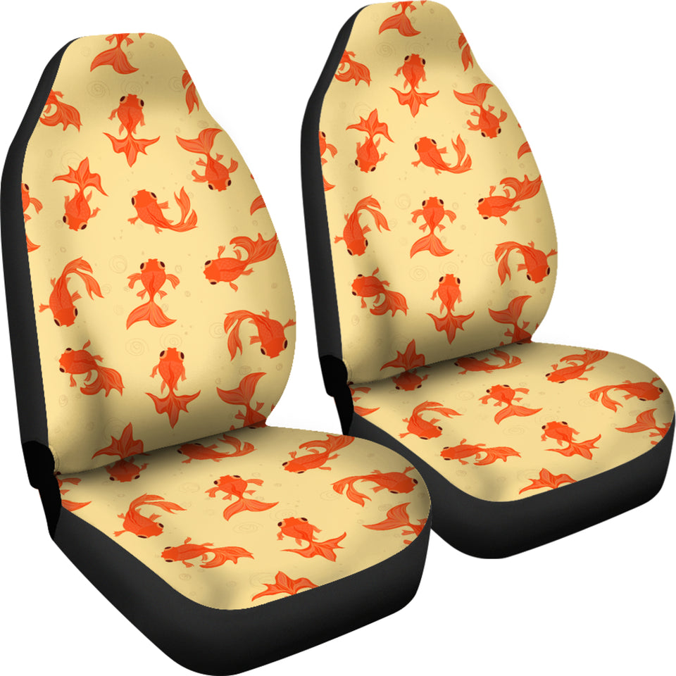 Goldfish Pattern Print Design 02 Universal Fit Car Seat Covers