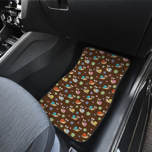 Snail Pattern Print Design 03 Front Car Mats